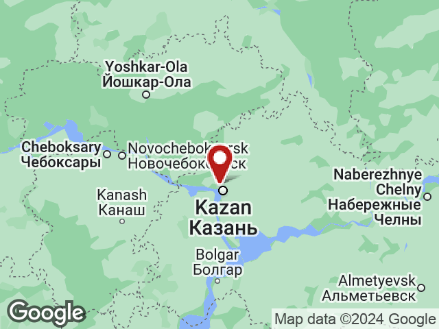 Route for Kazan tour